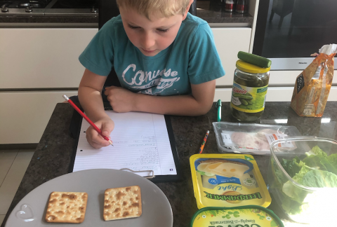 Form 1 write instructions and make sandwiches